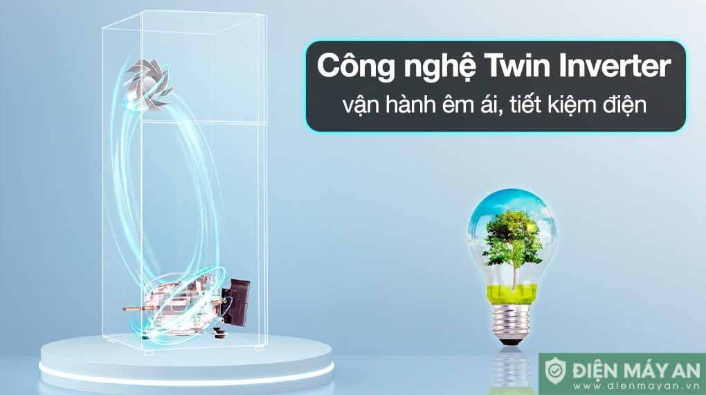 Tủ lạnh Aqua Inverter 455 lít AQR-T518FA(SL)